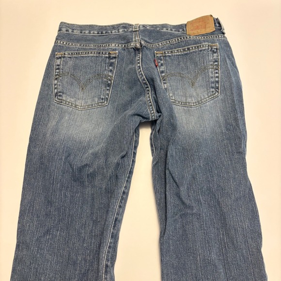 Levi's Denim - Levi's 515 Nouveau Boot Cut Jeans Women 14 Blue Medium Wash Mid Rise Denim